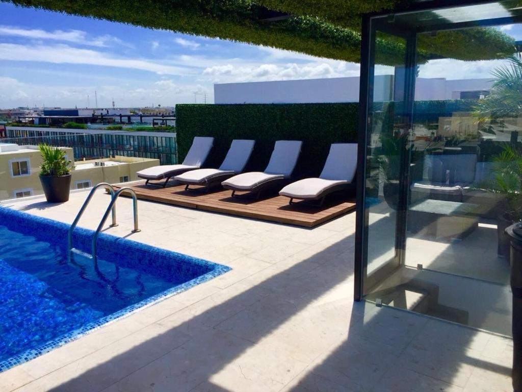 Luxury 5Th Avenue Menesse 32 Apartment Playa del Carmen Bagian luar foto